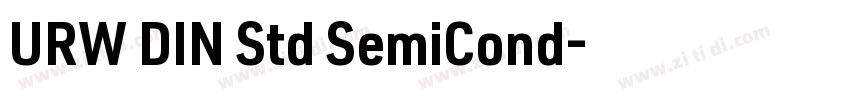URW DIN Std SemiCond字体转换 URW DIN Std SemiCond字体转换